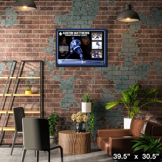 Auston Matthews Toronto Maple Leafs Framed Photo Collage 39.5" x 30.5"